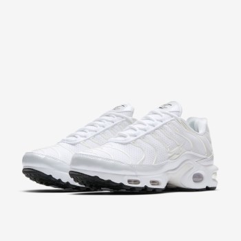 Nike Air Max Plus Premium - Női Utcai Cipő - Fehér/Fehér/Fekete/Fehér